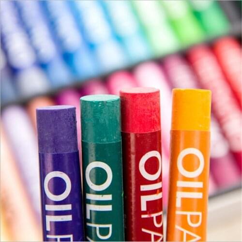 12/24/36 Colors Soft Oil Pastels Non-Toxic Crayon Oil Painting Stick Kids Student Pastel Pencils for Drawing Supplies Oil Crayon