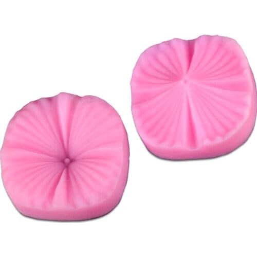 HOT Beautiful 2pcs 3d silicone Press leaf leaves moulds cake decorating tools Non-Stick DIY Sugarcradt bakeware molds C1734