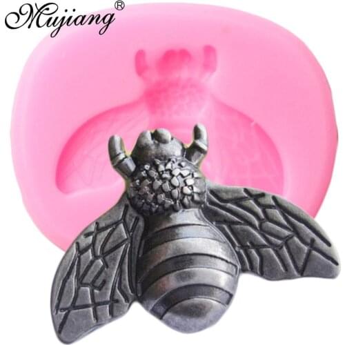 3D Bumble Bee Silicone Molds Insect Bug Candy Chocolate Fondant Mold DIY Party Cake Decorating Tools Resin Clay Soap Moulds