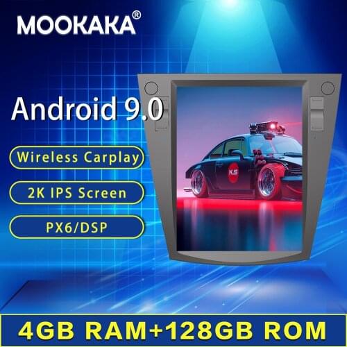 4+128G Tesla Carplay Screen For 2013 2014 2015 2016 2017 2018 Subaru Forester Android 9 Multimedia GPS Audio Radio Stereo