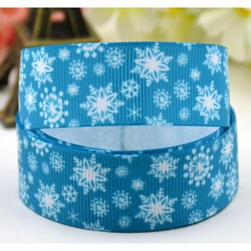 7/8'' 22mm,1" 25mm,1-1/2" 38mm,3" 75mm Snow Character printed Grosgrain Ribbon party decoration X-01463 10 Yards