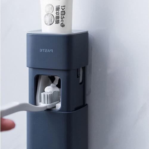 Automatic Toothpaste Squeezer Household Wall-Mounted Toothpaste Dispenser for Bathroom 6*6*10cm