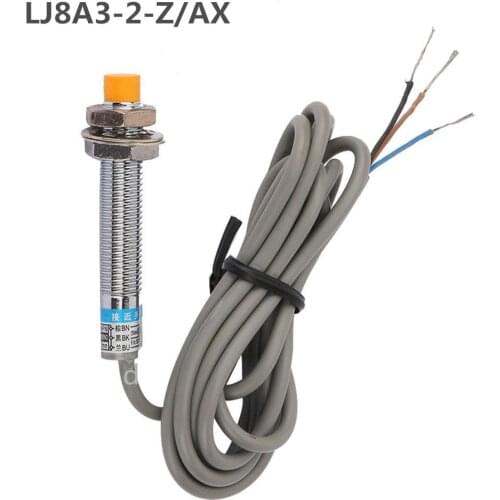 DC6-36V 3Wire NC NPN DC 300mA Detection Distance 2mm M8 Proximity Switch sensor switch Inductive Proximity Sensor LJ8A3-2-Z/AX