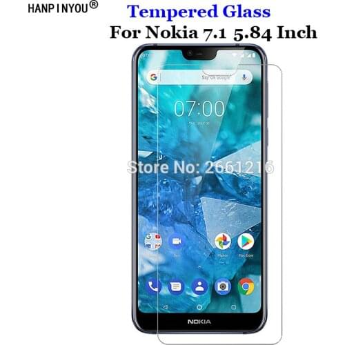 For Nokia7.1 Tempered Glass 9H 2.5D Premium Screen Protector Film For Nokia 7.1 TA-1085 TA-1095 TA-1096 TA-1100 5.84"