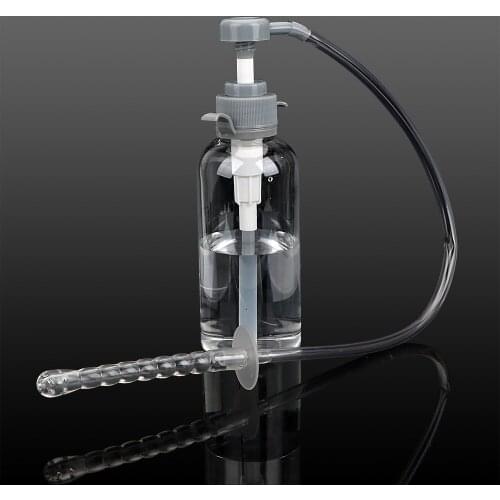 IKOKY Enema Rectal Sprayer Anal Cleaner Sex Toys for Women Douche Butt Vagina Cleaning 300mL Erotic