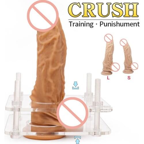 Cock Ball Ring Scrotum Stretcher Testicle Crusher Penis Torture Sex Toys Bdsm Men Cockring Adjustable Penis Ring Chastity Device