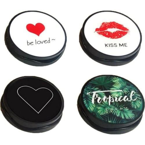 Round Universal Expanding Stand Finger Ring Holder Mobile Phone Folding Bracket For IPhone 8 7 X XR XS