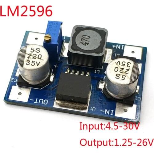 LM2596 Power Supply Module DC / DC BUCK 2A Adjustable Buck Module Regulator Ultra LM2596S 24V Switch 12V 5V 3V