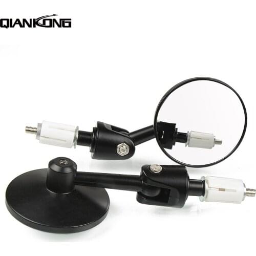 Motorcycle Mirror Motorbike Rearview Side Handle Bar Mirror For YAMAHA XJR 400 XJR 1300 XJR400/1300 V-MAX1700 MT01 V-MAX1200