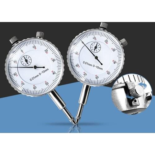 New industrial Mechanical dial indicator 0-10mm / 0.01mm resolution concentricity test calibration table