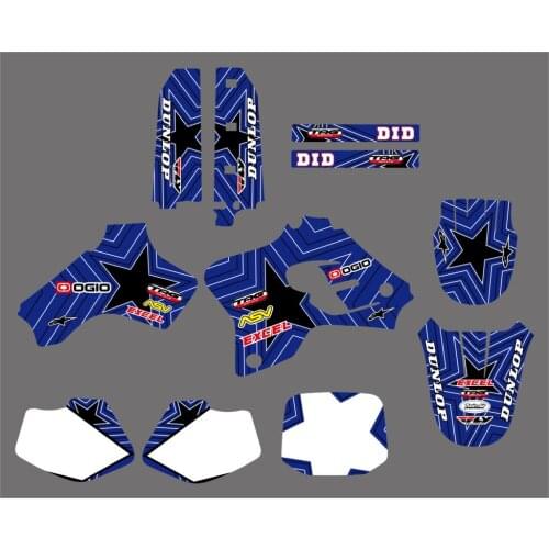 New Style Team Graphic Background Decal Sticker Kit For Yamaha YZ80 YZ 80 1993 1994 1995 1996 1997 1998 1999 2000 2001