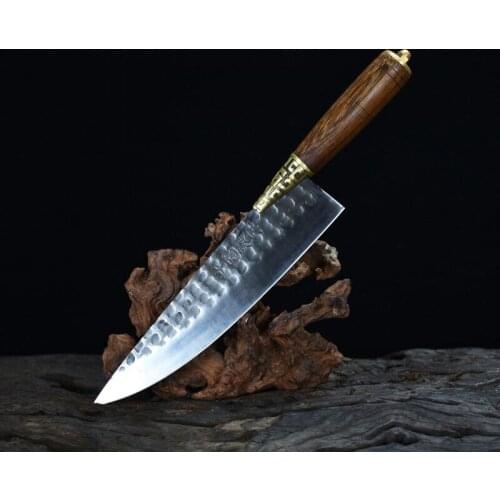 DEHONG Bone picking knife small kitchen knife household fruit knife raw fish knife longquan kitchen knife hand-forged knife