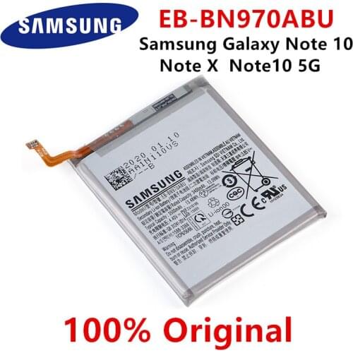 SAMSUNG Orginal EB-BN970ABU Replacement 3500mAh Battery For Samsung Galaxy Note 10 Note X Note10 NoteX Note10 5G Batteries