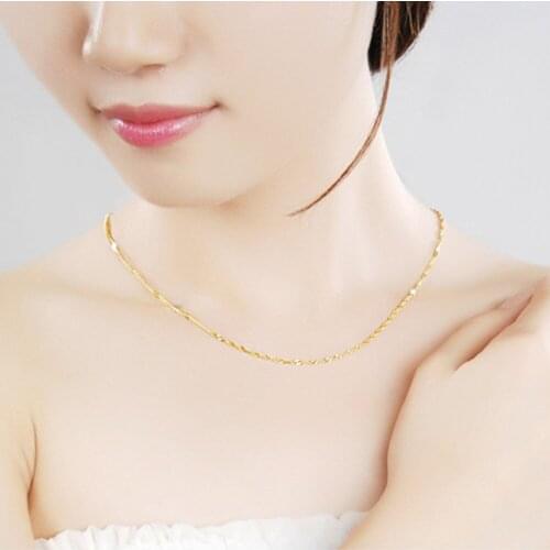 2018 High Quality Gold Color Charm Pendant Necklaces for Women Girls Chain Jewelry Gifts DIY Long Necklace Jewelry Wholesale