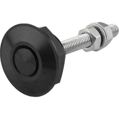 Portable 1 Set Excellent Compact Bonnet Latch Pin Aluminum Alloy Bonnet Lock Wear-resistant for Vehicles