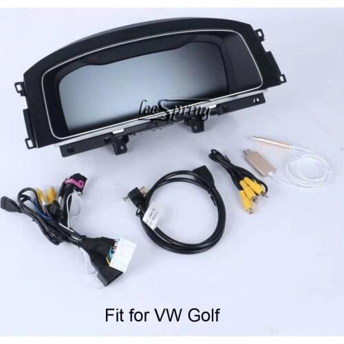 12.3-inch HD full LCD dashboard suitable for Volkswagen VW Golf 2014-2020 (gasoline cars) All-liquid crystal combination