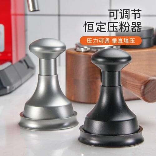 Elasticity horizontal 58mm 304 Stainless steel Adjustable press Needle Coffee Tamper hammer Espresso Distributor