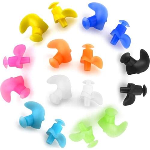 H679 Waterproof Swimming Professional Silicone Swim Earplugs Adult Swimmers Children diving Soft Anti-Noise Ear plug