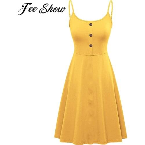 Women Maternity Sundress Pregnancy Nursing Cami Dresses for Breastfeeding Pregnant Spaghetti Strap Button Down Flared Midi Dress