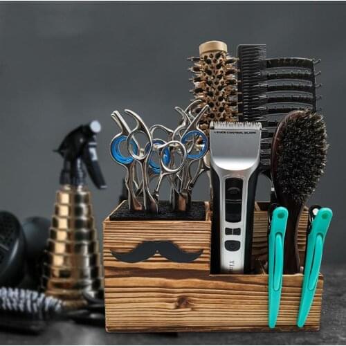 1Pc Hairdressing Tool Box Barbershop Storage Box Scissor Rack (Random Color)