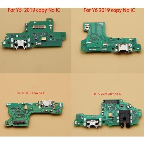 10pcs For Huawei Y5 Y6 Y7 Y9 2019 Prime Micro USB Charger Dock Port Connector Board USB Charging Port Flex Cable