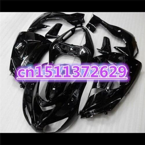 100%new Fairings For KAWASAKI 06-07 NINJA ZX10R 06 07 ZX-10R golss black ZX 10R 10 R 2006 2007 Body Fairing Kit D