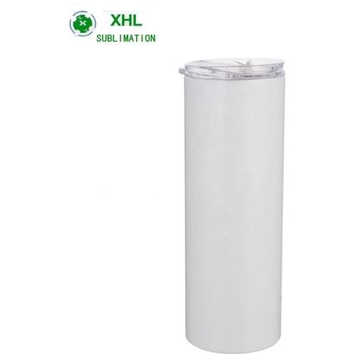 15oz DIY Straight Skinny Tumbler With Lid Straw Beer Mug Sublimation Vacuum Insulated Stainless Steel SlimTall Bottle