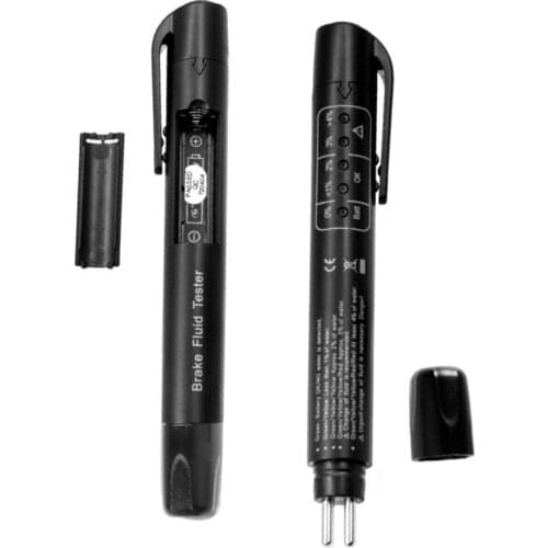 60% Hot Sale Universal Car Brake Fluid Oil Liquid Tester 5LED Auto Testing Tool Check Pen Diagnostic Instrument