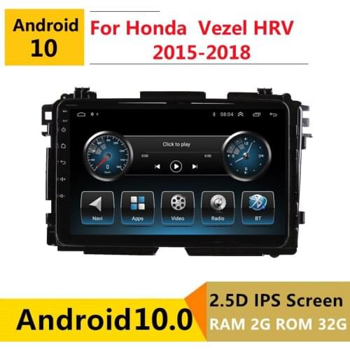 2G RAM Android car stereo for Honda Vezel hrv HR-V 2015 2016 2017 2018 radio navigation GPS Multimedia Player headunit