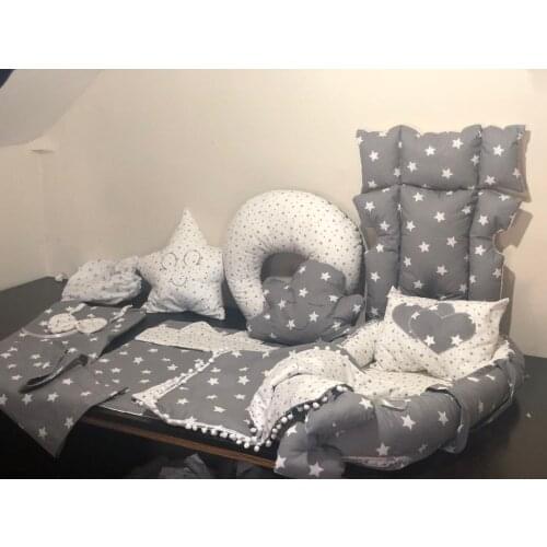 BABYNEST-BABY BED FULL SET 10 PIECE