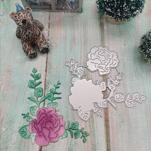 Flower Metal Cutting Dies Scrapbooking For Card Making DIY Embossing Cuts New Craft Pattern Photo Frame Cover