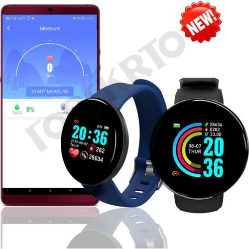 D18 Smart Watch Men Heart Rate/Blood Pressure/Blood D20 Monitor D13 Smart Bracelet Wristband Fitness Tracker Waterproof Y68
