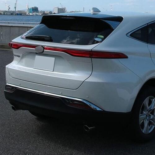 For Toyota Harrier Venza 2020 2021 ABS Chrome Car Rear Window Triangle Panel Trims Decorative Exterior Styling Accessories