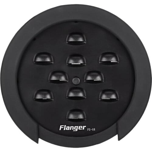 Flanger 100mm ABS Rubber Guitar Sound Cover Adjustable Acoustic Guitar Feedback Suppressor Sound Hole Cover