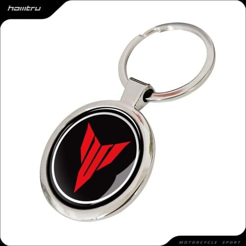 Chrome Motorcycle Keychain Key Ring Case for Yamaha MT01 MT03 MT07 MT09 MT10 MT125