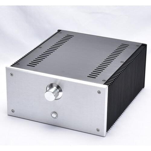 KYYSLB 240*120*271MM DIY Box All-aluminum Small A Amplifier Chassis Case2412B Amplifier Housing Amp Enclosure External Heat Sink
