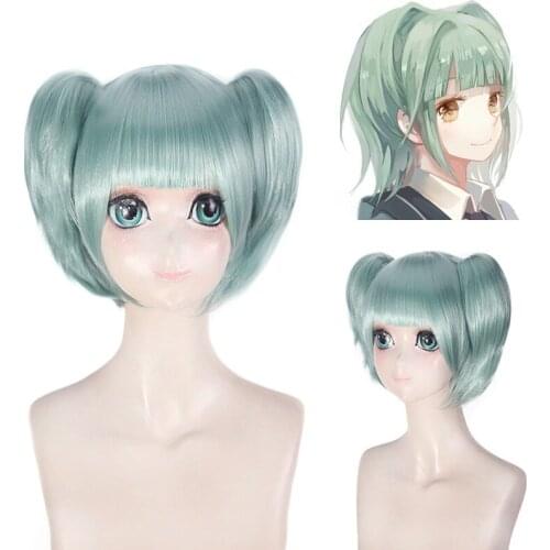 Anime Assassination Classroom Shiota Nagisa Ponytails Headwear Cosplay Costume Ansatsu Kyoushitsu Synthetic Hair Halloween Party