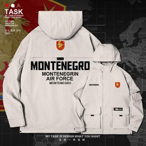 Montenegro MNE Crna Gora Montenegrin ME men jacket hooded air force logo army fan jackets for men top nation autumn clothes