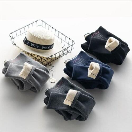 Winter Pants Women Thick Warm Fitness Leggings Lamb velvet high waist pants Footless Leggings Female Skinny Legging TrousersZ249