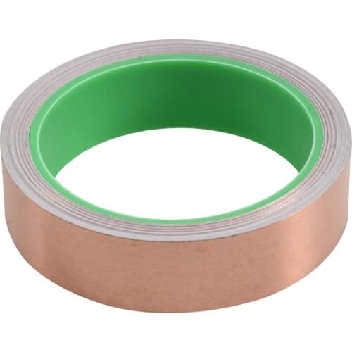 Copper Foil Tape with Conductive Adhesive (25mm X 11meters) - Slug Repellent, EMI Shielding, Stained Glass, Paper Circuits, El