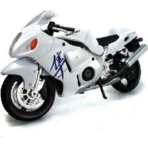 MAISTO 1:12 SUZUKI GSX 1300R WHITE MOTORCYCLE BIKE DIECAST MODEL TOY NEW IN BOX