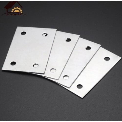 Myhomera 4X Brackets Joint Fastener Fixed Connector Corner Bracket Code Multifunctional DIY Hardware for Shelf Chair Board Table