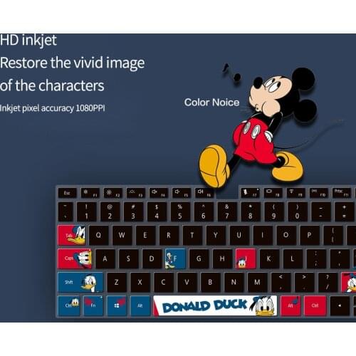 Disney Mickey Laptop Keyboard Stickers for Huawei Matebook 13 X Pro Silicone Cover for Huawei Matebook D 14 15 Protective Skin