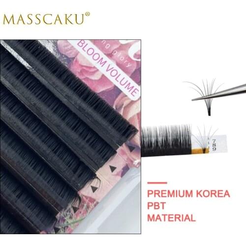New Easy Fan Matte Cashmere Lash Extensions 0.05/0.07/0.10 Premium Fast Fanning Eyelash Extension Volume Russian Flowering Fan