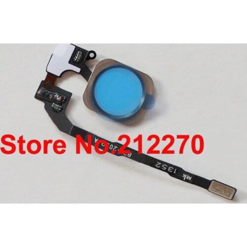 Original New Home Button Flex Ribbon Cable Assembly for iPhone 5S Black/White/Gold Wholesale Free Shipping