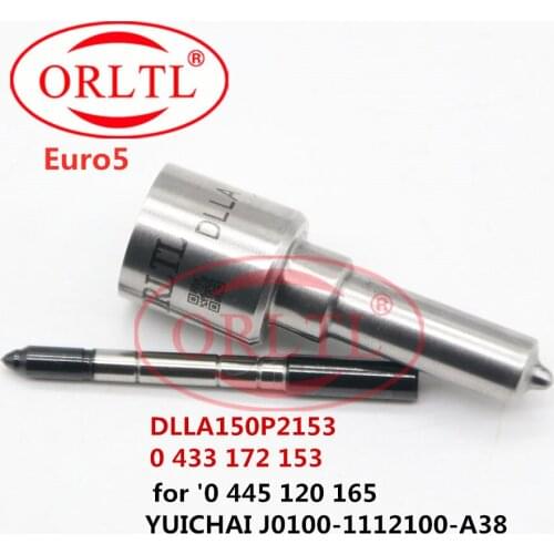 ORLTL Nozzle DLLA 150P 2153 (0 433 172 153 ) 0433172153 DLLA150P2153 for YUICHAI 0 445 120 165 0445120165 J0100-1112100-A38