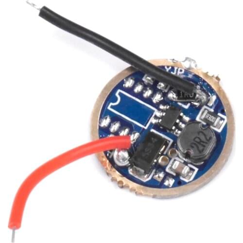 17mm led driver circuit board 1.2v-4.2v 1mode 800mA for flashlight diy