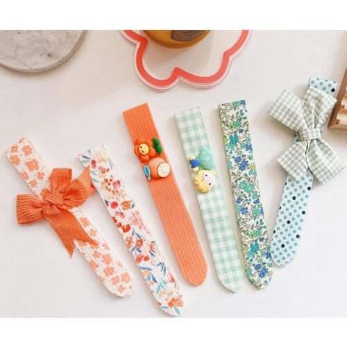 Hair Band for Girls Cute Flower Magic Tape Frog Hair sticker Clip Bangs fixed Seamless Fringe Hair Bangs Patch Hairwear