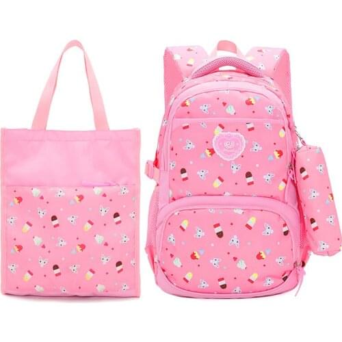 3Pcs/set School Backpacks College Schoolbag Women Canvas Backpack Fashion for Teenager Girls Boys Rucksack Moclila Shoulder Bags