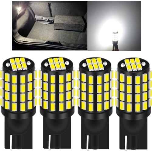 Signal Lamp T10 LED W5W Bulb 12V 3014 54SMD 194 LED Reverse Brake Lamp Plate Reading Lamp for kia rio/rio 4/rio 3/cerato/optima